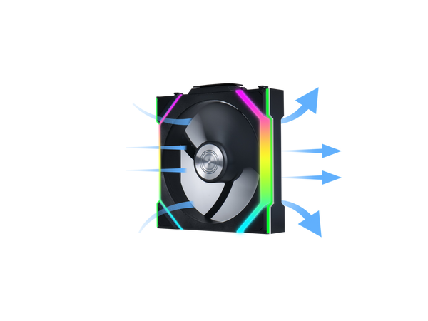 Lian Li UNI Fan SL Wireless 120mm ARGB Fan - Single Pack - 2.4 GHz Wireless