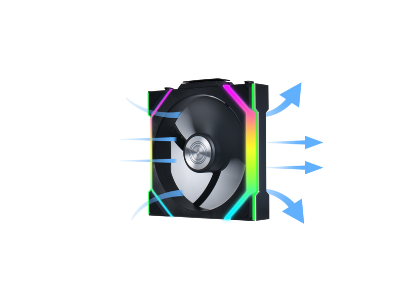 Lian Li UNI Fan SL Wireless 120mm ARGB Fan - Single Pack - 2.4 GHz Wireless