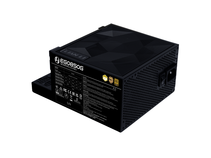 Lian Li Edge Series - 850W Full Modular Power Supply - Gold - ATX 3.1 - PCIE 5.1