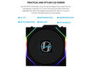 Lian Li UNI Fan TL - LCD Wireless 140 - Single Pack (Reverse Blade) - 2.4 GHz