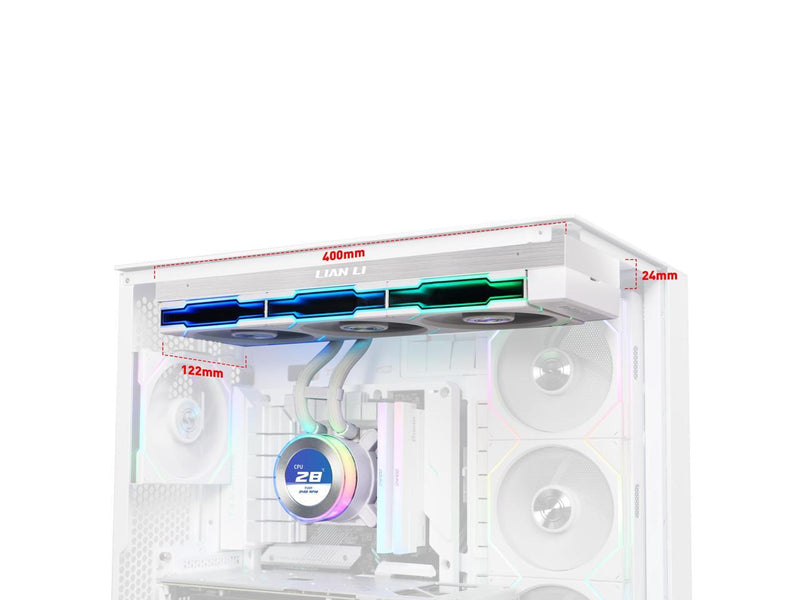 Lian Li Hydroshift II 360 TL RGB Liquid CPU Cooler - 360mm AIO - 3X 120 RGB Fans