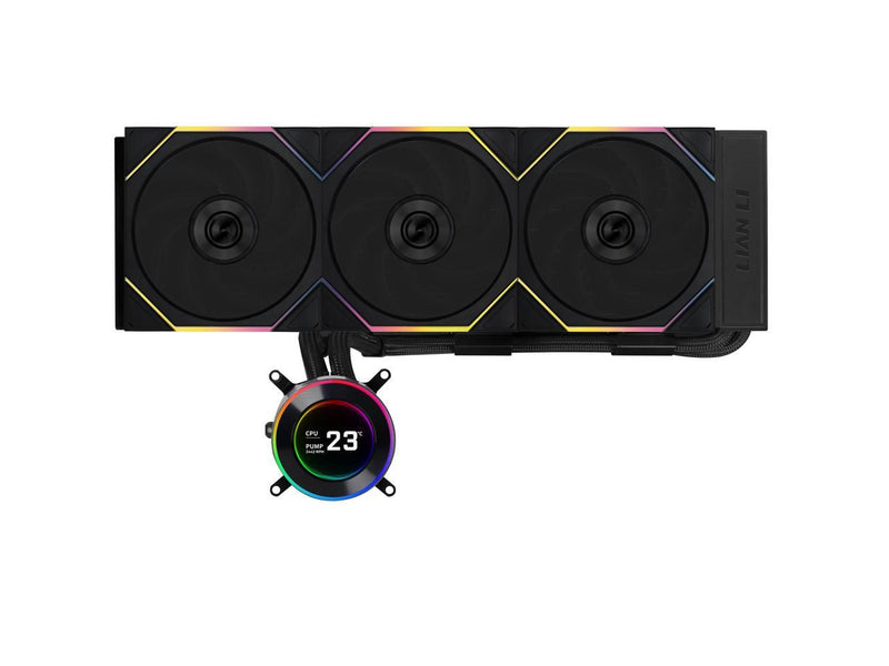 Lian Li Hydroshift II 360 TL RGB Liquid CPU Cooler - 360mm AIO - 3X 120 RGB Fans