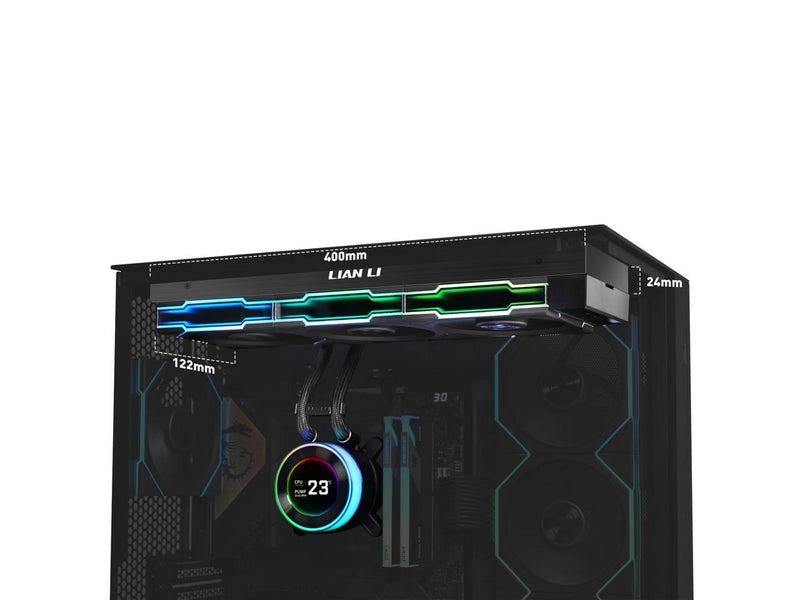 Lian Li Hydroshift II 360 TL RGB Liquid CPU Cooler - 360mm AIO - 3X 120 RGB Fans