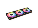 Lian Li UNI Fan CL120 ARGB 120mm PWM Fans - Triple Pack - 2.4 GHz Wireless