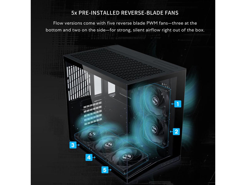 LIAN LI O11D MINI V2 Flow | Compact ATX Mid-Tower Airflow Computer Case |