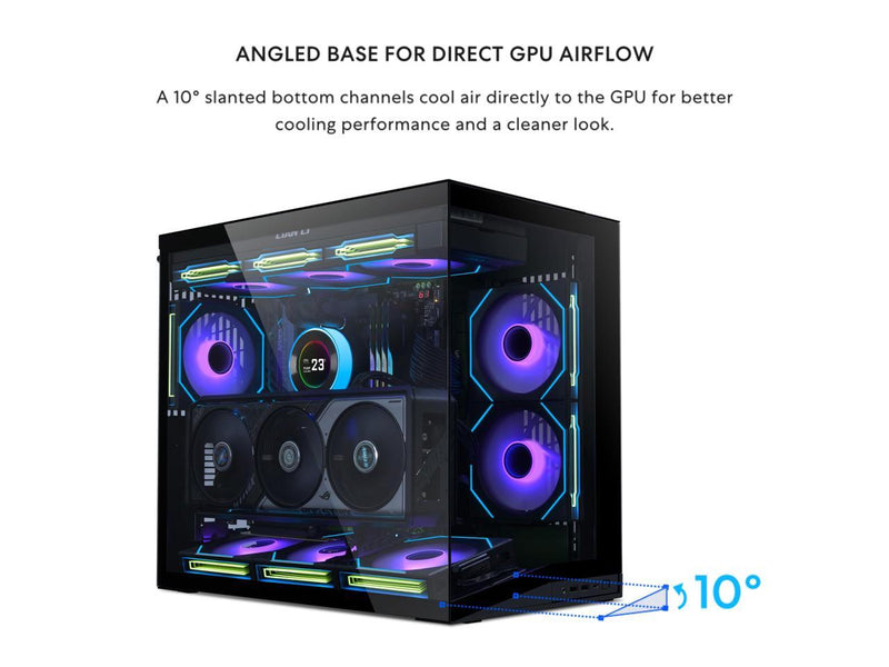 LIAN LI O11D MINI V2 | Compact ATX Mid-Tower Airflow Computer Case | Panoramic