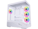 Lian Li V100 ATX Mid-Tower PC Case, 4 x 120mm ARGB PWM Fans  Pre-Installed, LED