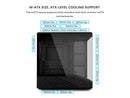 Lian Li VECTOR V100 MINI Micro Form Factor Compact PC Case, Panoramic Tempered