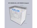 Lian Li O11 Vision-M - ATX Mid Tower PC Case with 140mm Fan - Hidden AIO Design