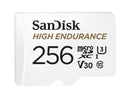 SanDisk High Endurance 256 GB microSD - 100 MB/s Read - 40 MB/s Write -