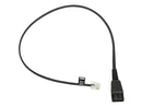 Jabra Link 180 Quick Disconnect (QD) Straight Bottom Cord 8800-00-25