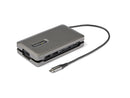 StarTech USB C Multiport Adapter - USB C to 4K 60Hz HDMI 2.0 - 2-Port 10Gbps USB