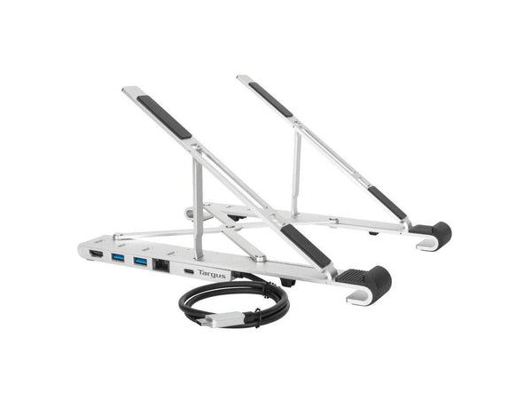 Targus Portable Stand with Integrated Dock - Docking station + notebook stand -