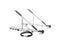 Targus Portable Stand with Integrated Dock - Docking station + notebook stand -