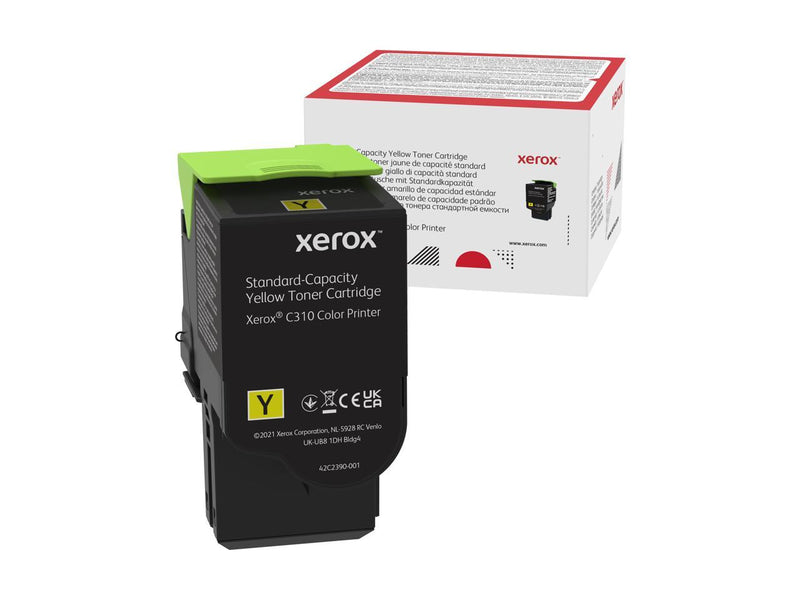 Genuine Xerox Yellow Standard Capacity Toner Cartridge, Xerox C310 Color