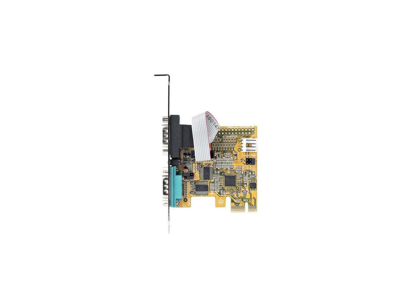 StarTech 2-Port PCIe to RS232 DB9 Serial Card 21050PCSERIALCARD