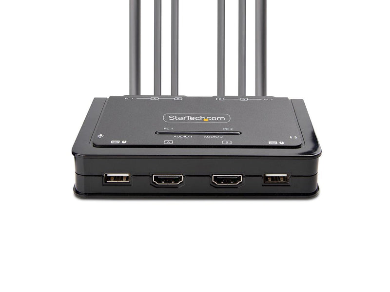 2-PORT COMPACT 4K KVM SWITCH