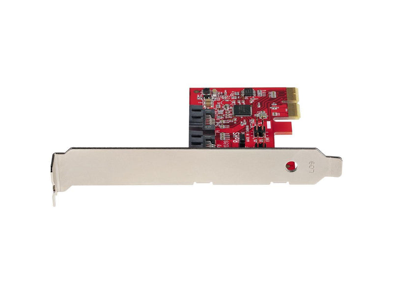 StarTech 2P6GR-PCIE-SATA-CARD SATA PCIe Card, 2 Port PCIe SATA Expansion Card,