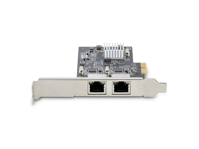 StarTech.com 2-Port 2.5G NBASE-T PCIe Network Card, Intel® I225-V, Dual-Port