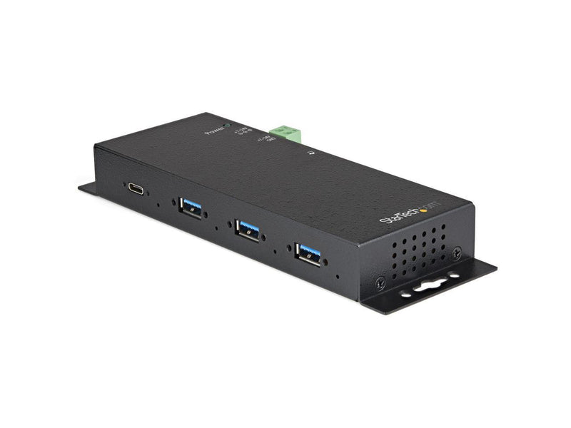 StarTech 4 Port 10Gbps Metal Industrial USB C Hub HB31C3A1CME