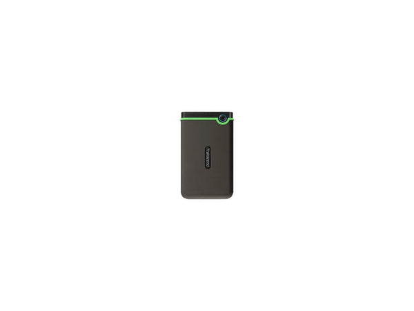 Transcend StoreJet 25M3C 2 TB Portable Hard Drive - 2.5" External - Iron Gray -