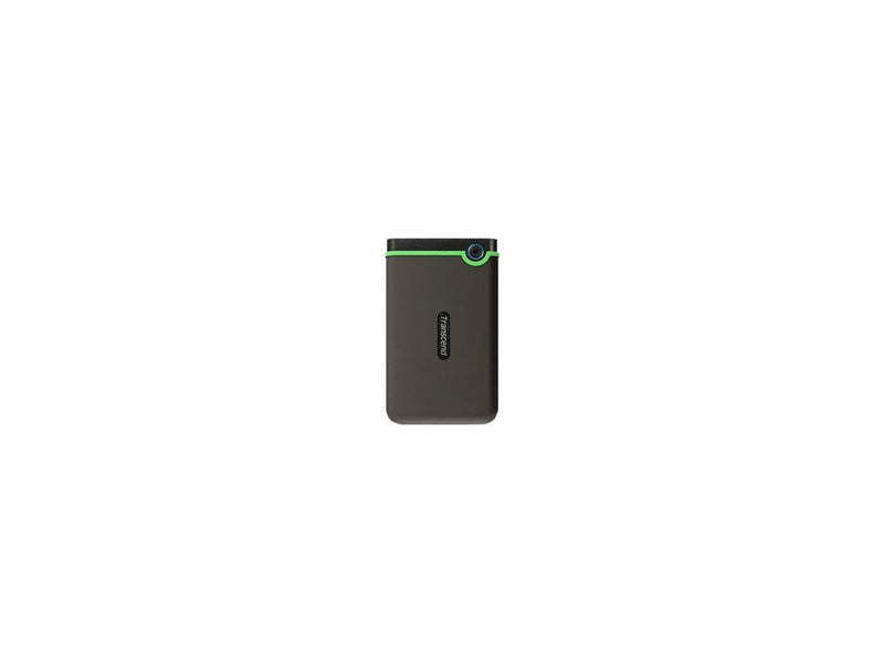 Transcend StoreJet 25M3C 2 TB Portable Hard Drive - 2.5" External - Iron Gray -