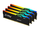 Kingston 128GB 4x32GB DDR5 5200MT/s CL40 FURY Beast Black RGB XMP