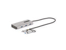 USB-C MULTIPORT ADAPTER W/ATTACHED USB-C TO USB-A DONGLE, DUAL HDMI (4K30HZ/1080