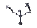 Startech Triple monitor desk mount with support up to 27" monitors with height