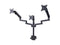 Startech Triple monitor desk mount with support up to 27" monitors with height