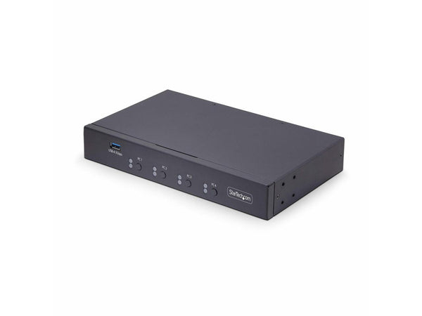 StarTech 4-Port KM Switch w/ Mouse Switching - USB 3.0 Keyboard/Mouse Switcher