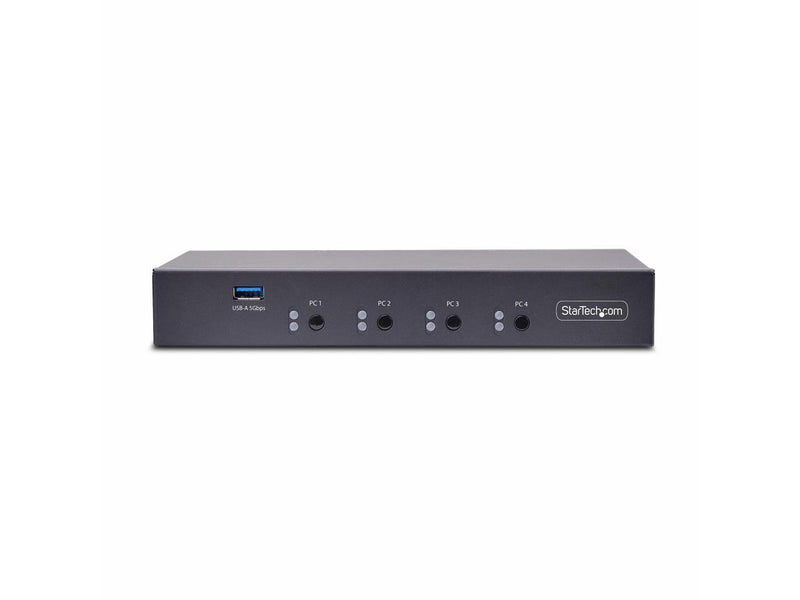 StarTech 4-Port KM Switch w/ Mouse Switching - USB 3.0 Keyboard/Mouse Switcher