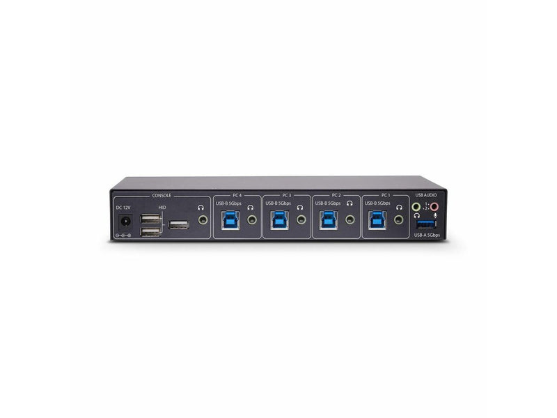 StarTech 4-Port KM Switch w/ Mouse Switching - USB 3.0 Keyboard/Mouse Switcher
