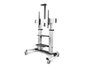 StarTech Rolling TV Cart/Stand On Wheels - For 60-100inch Flat Screens and 220lb