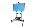 StarTech Rolling TV Cart/Stand On Wheels - For 60-100inch Flat Screens and 220lb