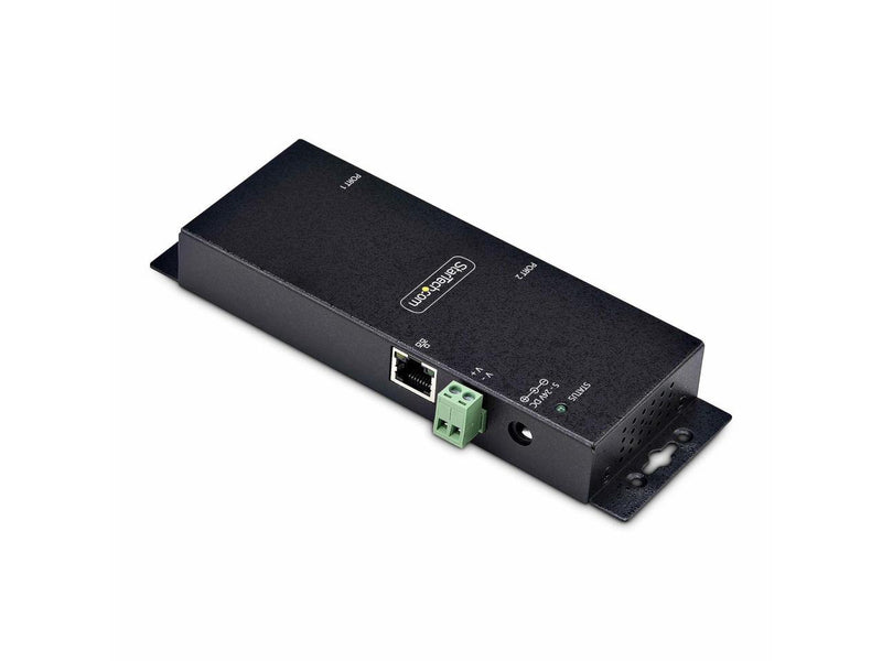 StarTech.com 2-Port Serial to Ethernet Adapter - IP Serial Device Server For