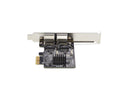 StarTech 2-Port Gigabit PCIe Network Adapter Card - 10/100/1000Mbps PCI Express