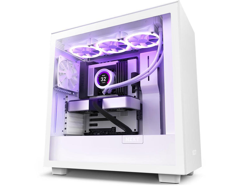 NZXT H7 - Mid-Tower PC Gaming Case - Tempered Glass - Enhanced Cable Management