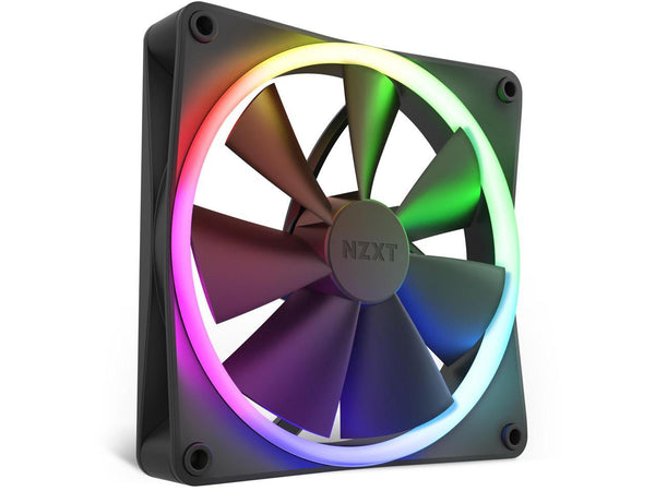 NZXT Aer F140 RGB Black - High Performance Airflow Fans - Single