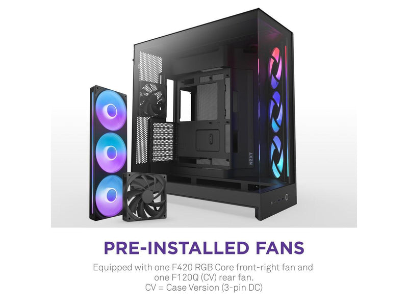 NZXT H9 Flow RGB (2025)  Large Dual-Chamber ATX Mid-Tower Airflow PC Case