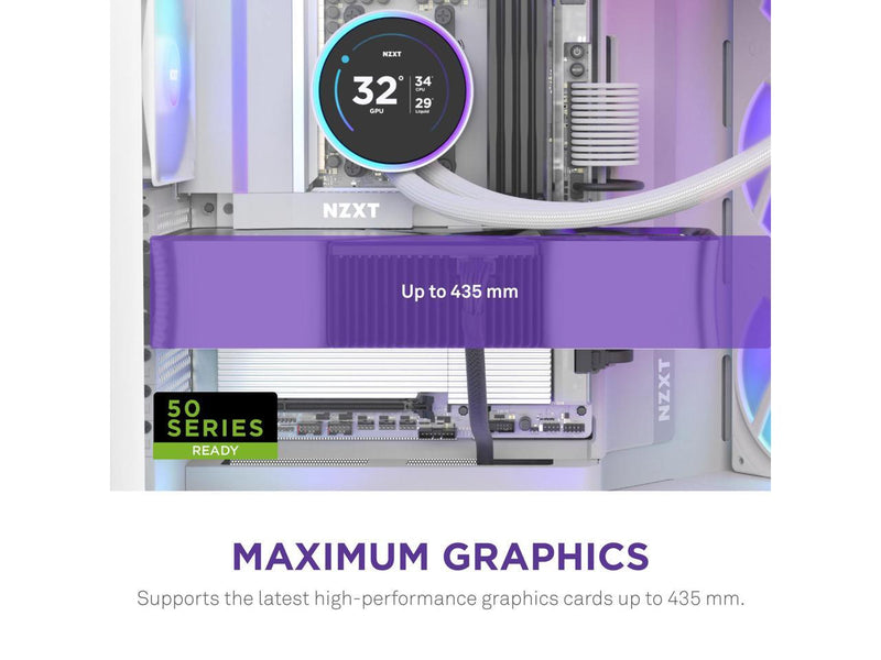 NZXT H9 Flow RGB (2025)  Large Dual-Chamber ATX Mid-Tower Airflow PC Case