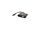C2G USB-C TO VGA VIDEO ADAPTER CONVERTER WITH POWER DELIVERY - BLACK - USB TO VG