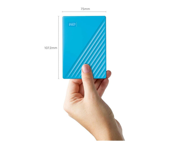WD 5TB My Passport Portable Storage USB 3.2 Gen 1 - Blue - WDBPKJ0050BBL-WESN