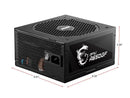 MSI 650 W ATX 80 PLUS GOLD Certified Full Modular Active PFC Power Supply- MPG