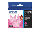 Epson T312XL Claria High Capacity Ink Cartridge for Inkjet Printer, Magenta