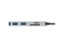 Targus Usb-C Multi-Port Hub With Card Reader And 100W Pd Pass-Thru