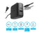 Targus 65W USB-C/USB-A Charger - 65 W - 120 V AC, 230 V AC Input - 5 V DC/3 A, 9