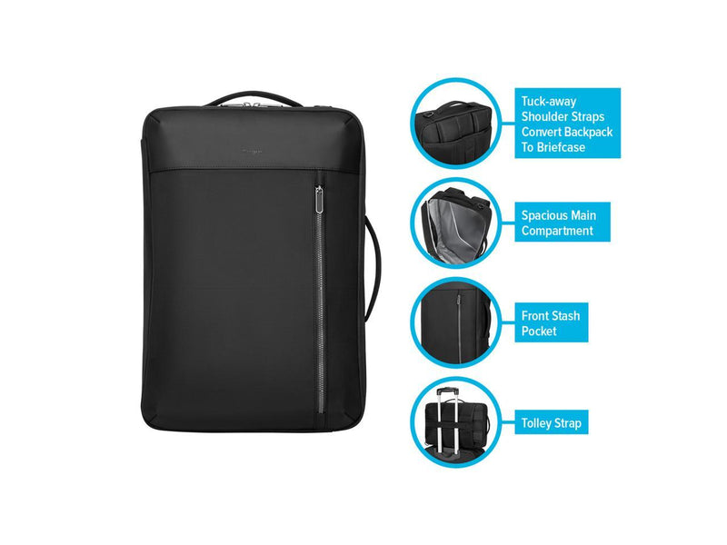 Targus Urban TBB595GL Carrying Case (Backpack) for 15.6" Notebook - Black