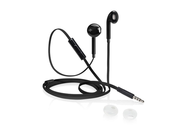 iStore Classic Fit Earbuds (Glossy Black) - AEH03610CAI