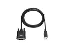 SIIG ID-SC0211-S2 1-Port Industrial USB To Rs-232 Serial Adapter Cable, Black